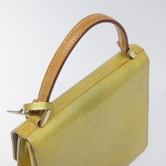 LOUIS VUITTON Monogram Vernis Spring Street Hand Bag Gris M91029 LV Auth - Picture 10 of 16